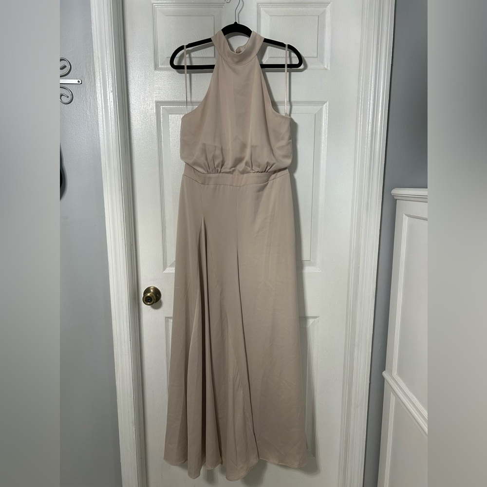 Ina Women's Elegant Maxi Jumper in Beige